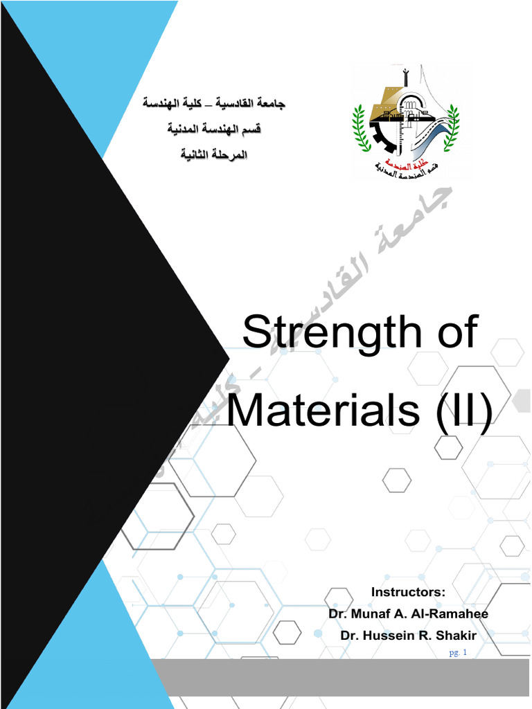 Strength of Materials II Lectures - Removed | PDF | Bending | Stress ...