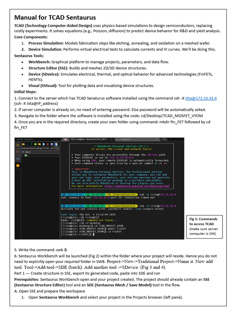 Manual For TCAD Sentaurus | PDF | Command Line Interface ...