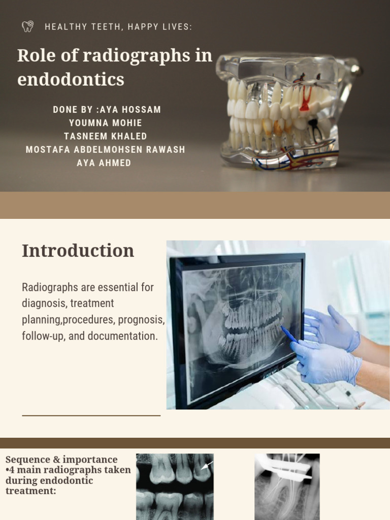 Role of Radiographs in Endodontics (1) | PDF | Dental Anatomy | Dentistry