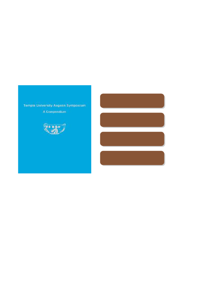 Temple University Aegean Symposium A Compendium 1st Edition by Philip ...