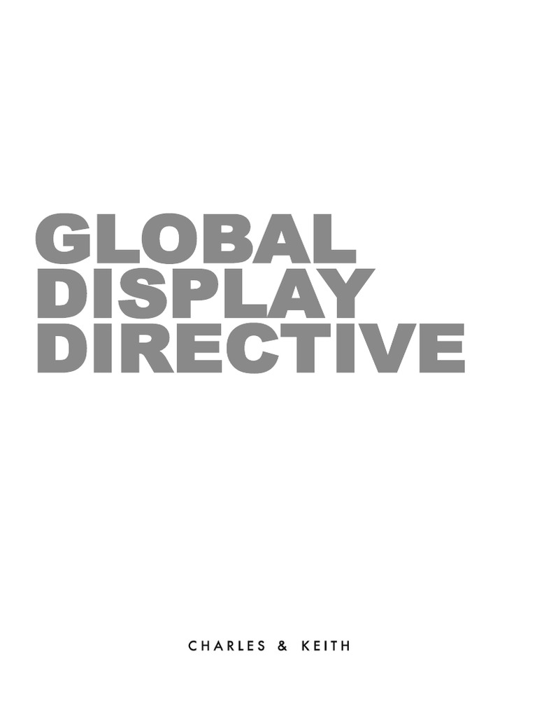 Global Display Directives (for Marble Concept Stores) | PDF | Softlines ...