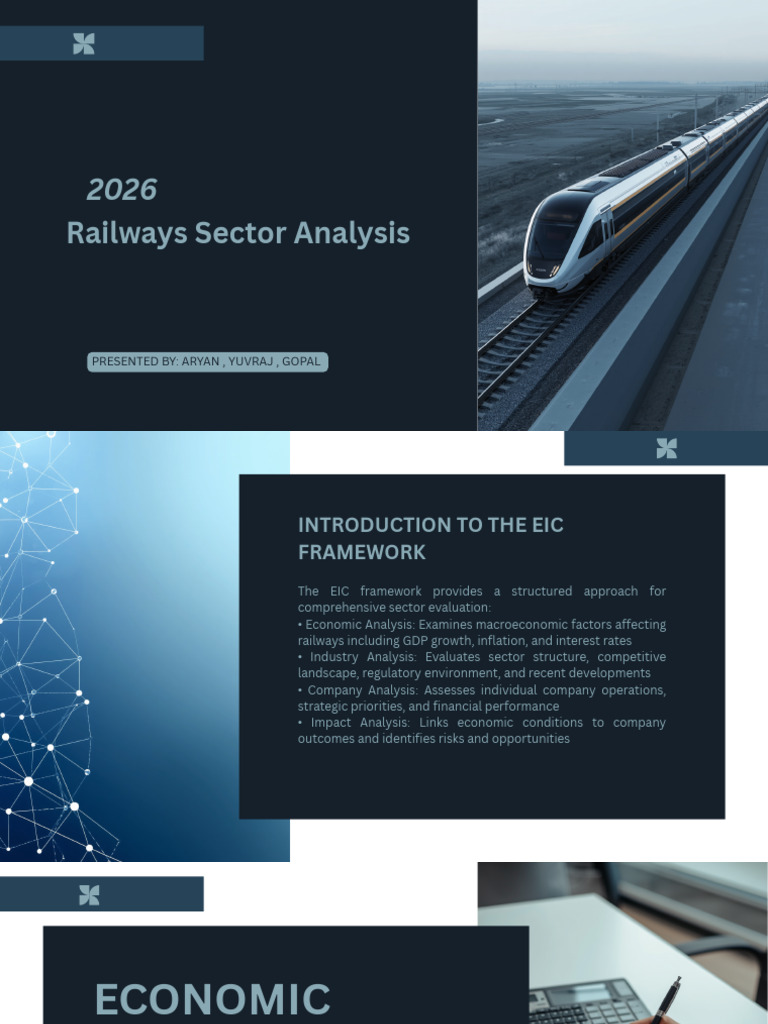 Sectoral Railways EIC Overview | PDF | Infrastructure | Macroeconomics