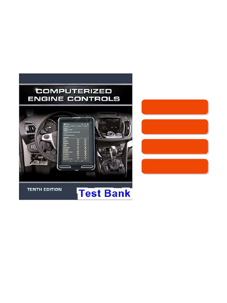 Computerized Engine Controls 10th Edition Hatch Test Bank Full Chapters ...