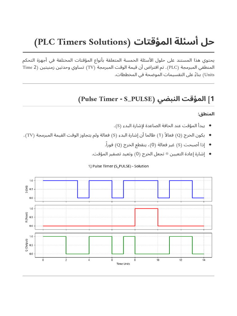Timer Solutions | PDF