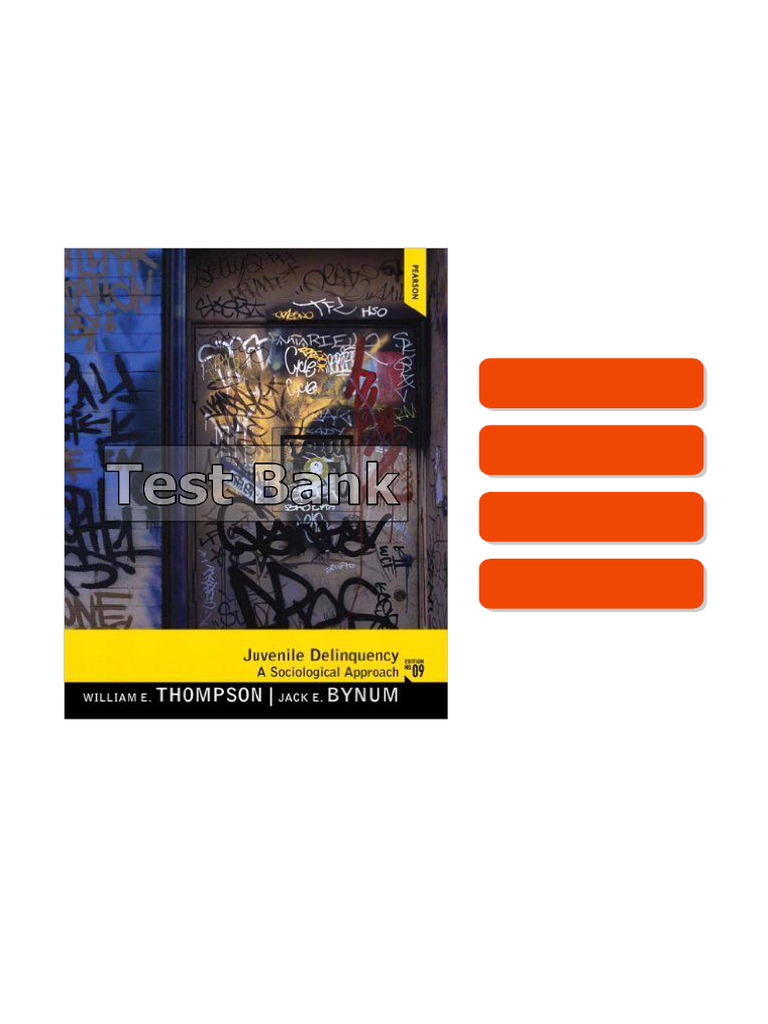 Grab your Juvenile Delinquency 9th Edition Thompson Test Bank exclusive ...