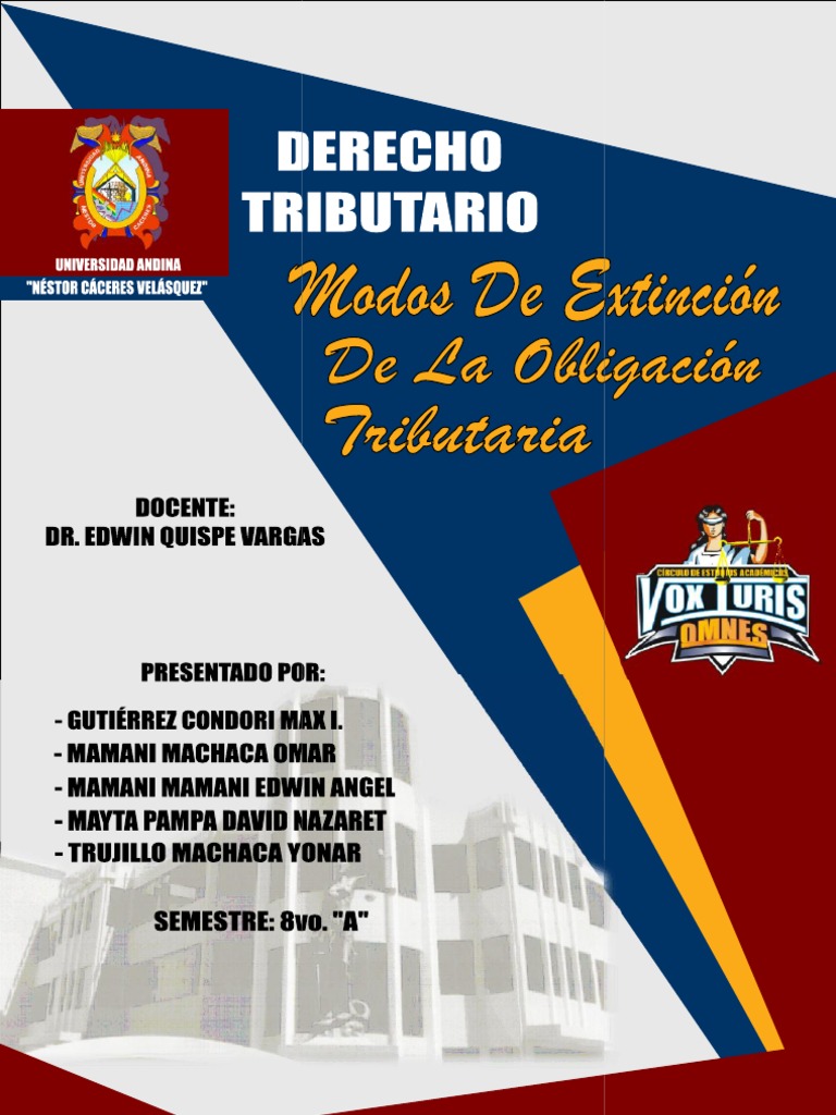 Extinción de Obligaciones Tributarias | PDF | Estatuto de limitaciones ...