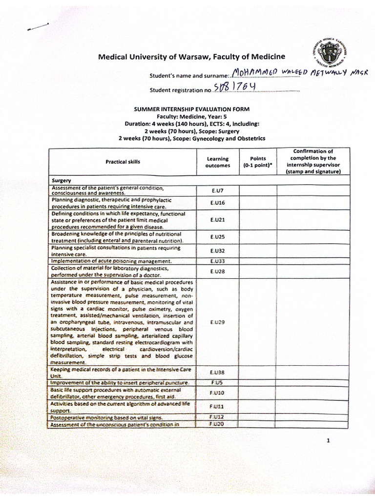 Obg Old Form | PDF