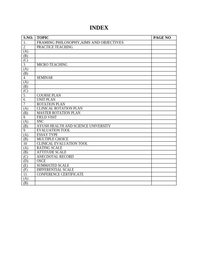 Index Education | PDF