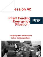 Session 42: Infant Feeding in Emergency Situation