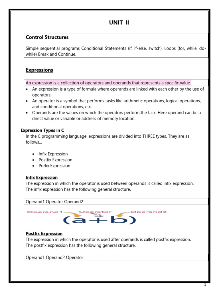UNIT-2 | PDF | Control Flow | Computing