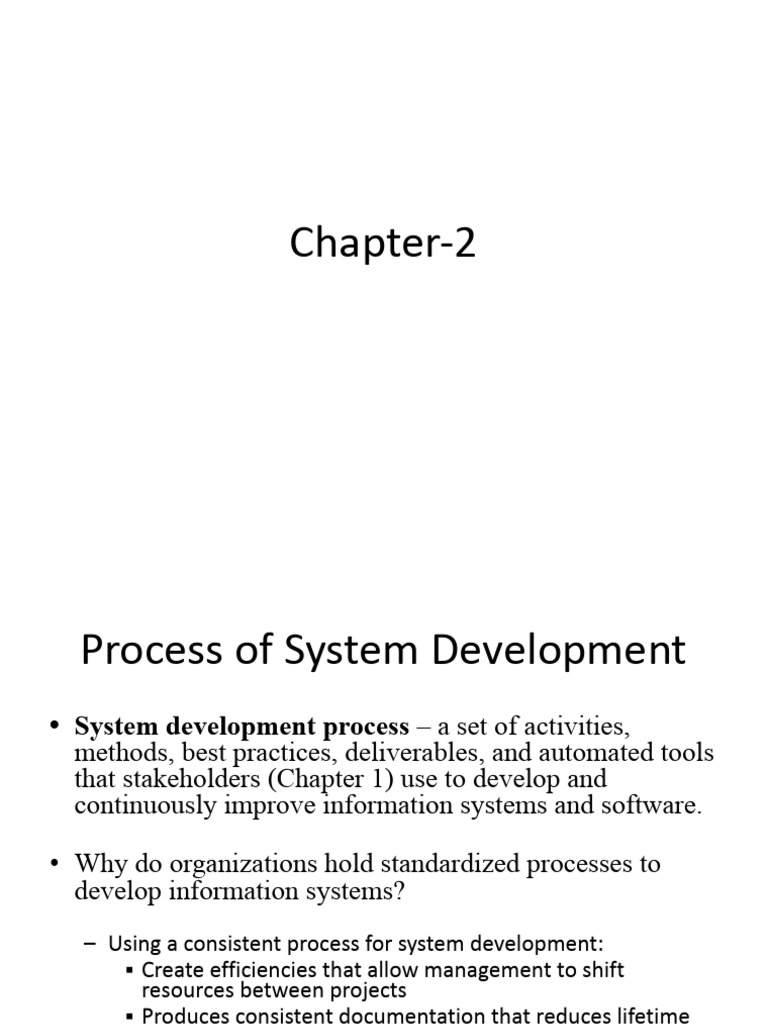 Chapt_2_Process of System Development | PDF | Software Development ...