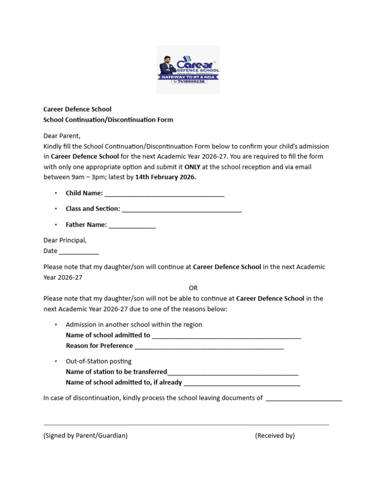 Continuation Form - PDF 1 | PDF