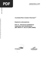 Download As NZS 6007917-2009 Explosive Atmospheres Electrical Installations Inspection and Maintenance IEC 60079-17 by SAI Global - APAC SN102226816 doc pdf