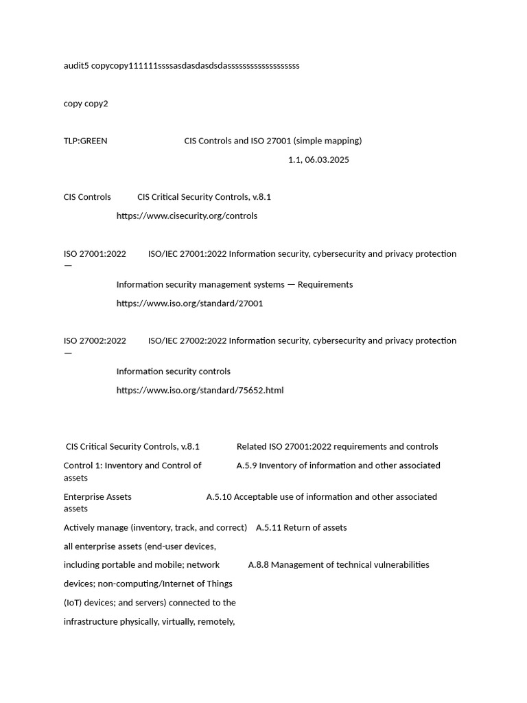 Audit 5 | PDF | Security | Computer Security