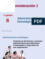 CAP. 8 ADMINISTRACIÓN ESTRATÉGICA