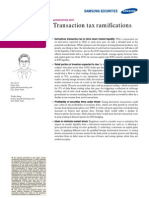 (Gyun Jun) Derivatives Spot - Transaction Tax Ramifications