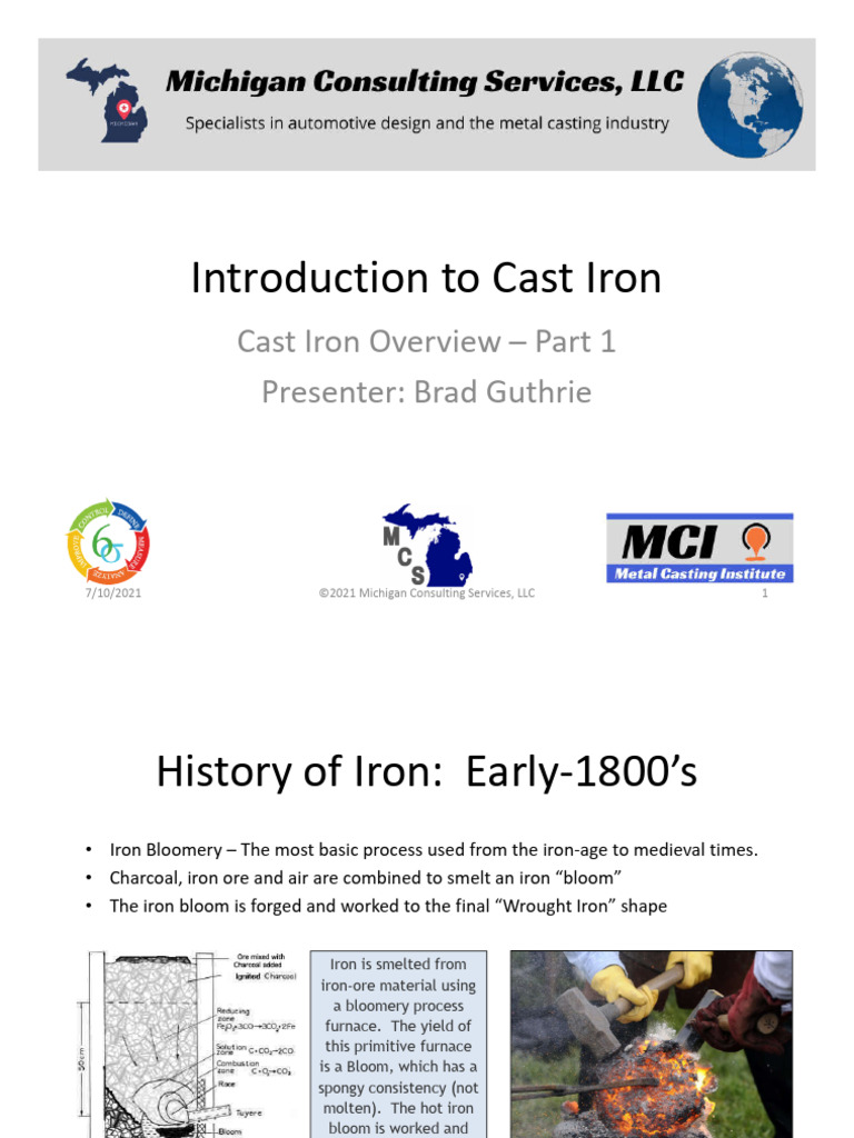 Introduction to Cast Iron_Part 1 | PDF | Cast Iron | Pig Iron