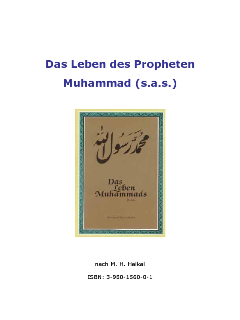 Das Leben Des Propheten Muhammad Haikal  Muhammad  Ancient Rome
