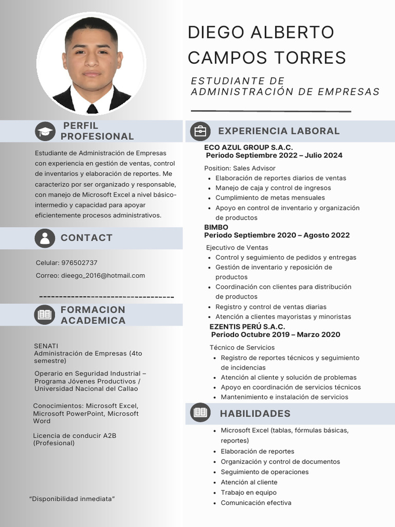 Currículum Vitae 2026 | PDF