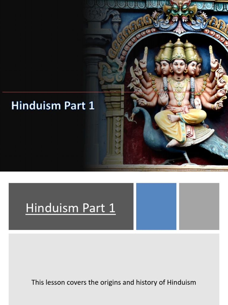 Presentation on Origin and History of Hinduism | PDF