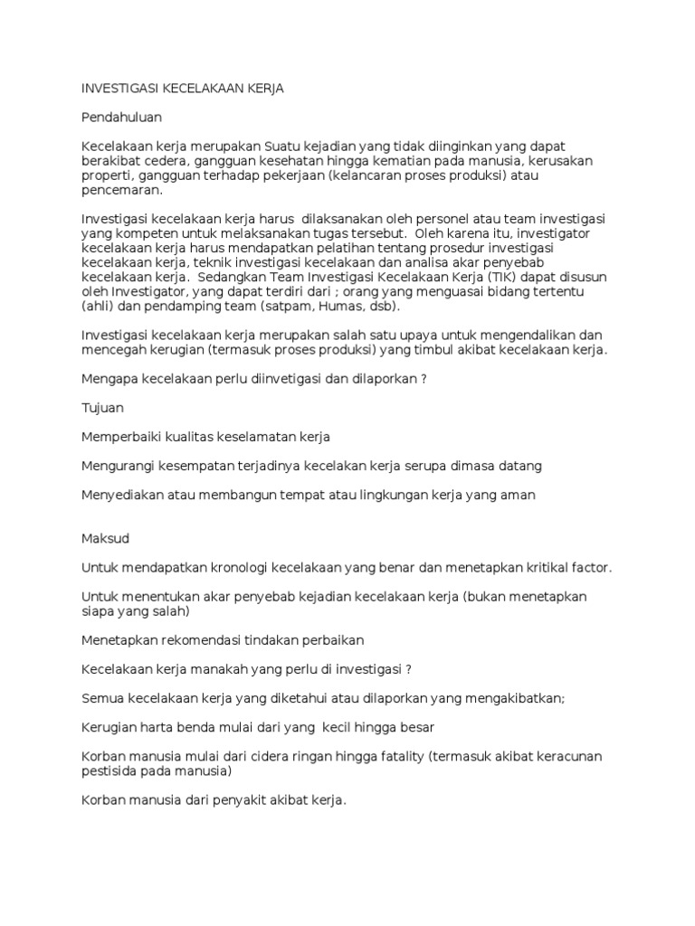 Contoh Laporan Investigasi Security