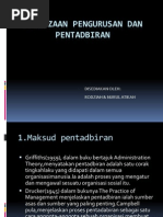 Perbezaan Pengurusan Dan Pentadbiran