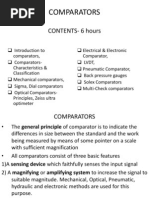 Download Comparators ppt by basanna_rvce SN102235510 doc pdf
