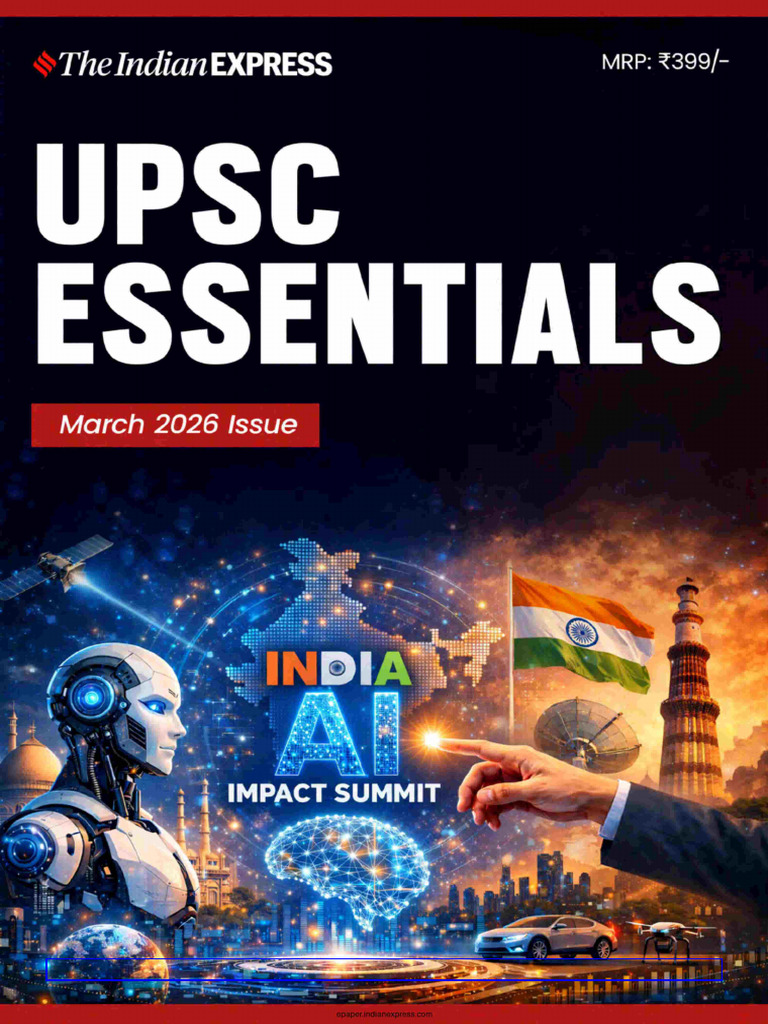 Indian Express UPSC-CSE-IAS Magazine - March 2026 | PDF