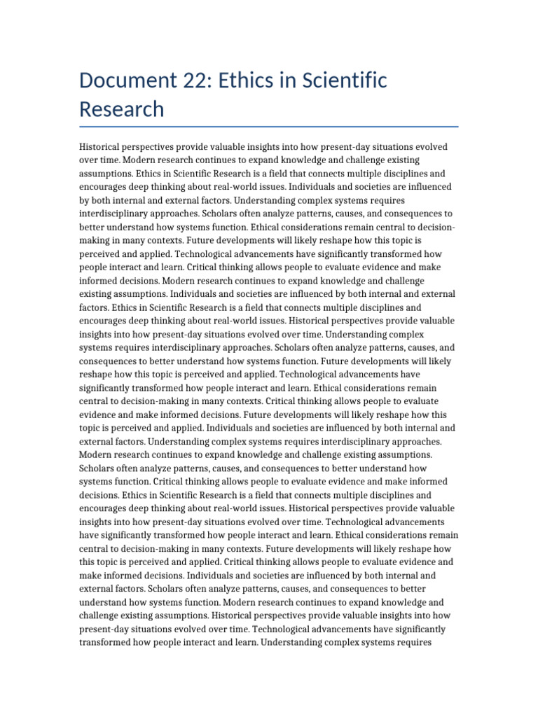 Document 022 | PDF | Interdisciplinarity | Critical Thinking