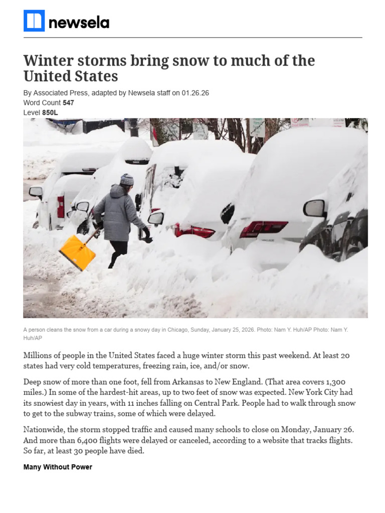2026 Ice and Snow Storm 2001055057 Article Only | PDF | Winter Storm ...