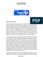 Sobre Debord - Mario Perniola - 1999 - PDF
