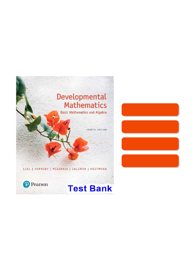 Developmental Mathematics Basic Mathematics and Algebra 4th Edition ...