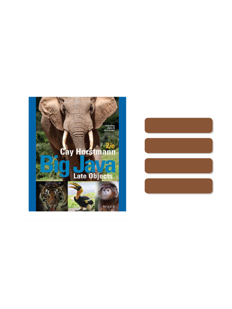 Unlock your Big Java Late Objects 2nd Edition by Cay Horstmann ISBN ...
