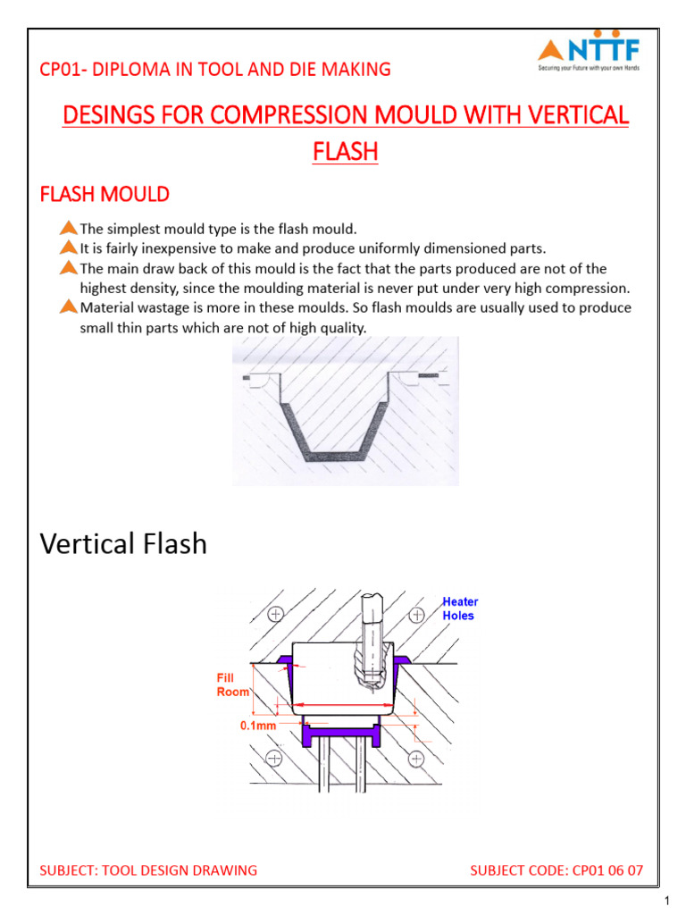 12.2(a)Vertical Flash Compression Mould | PDF
