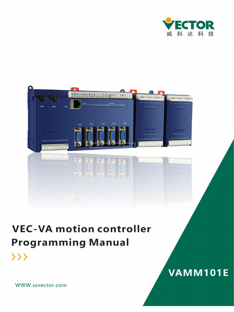 VEC VA Motion Controller Manual | PDF | Bit | Electrostatic Discharge