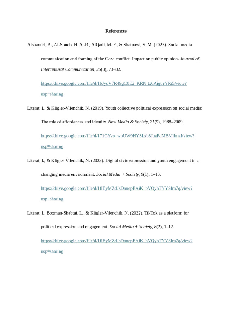 Maya Khashouq References | PDF