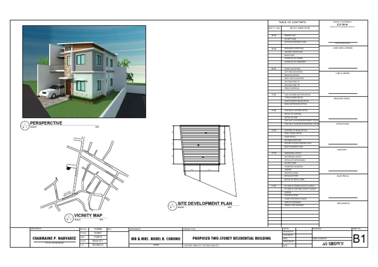 471007031 Sample Architectural Plan | PDF | Architectural Design ...