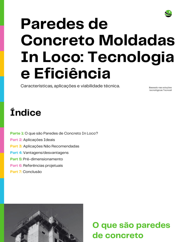 SLIDE - Paredes de Concreto Moldadas In Loco | PDF | Concreto ...