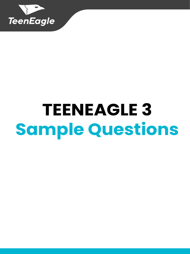 TE3 Sample Questions (Final) | PDF