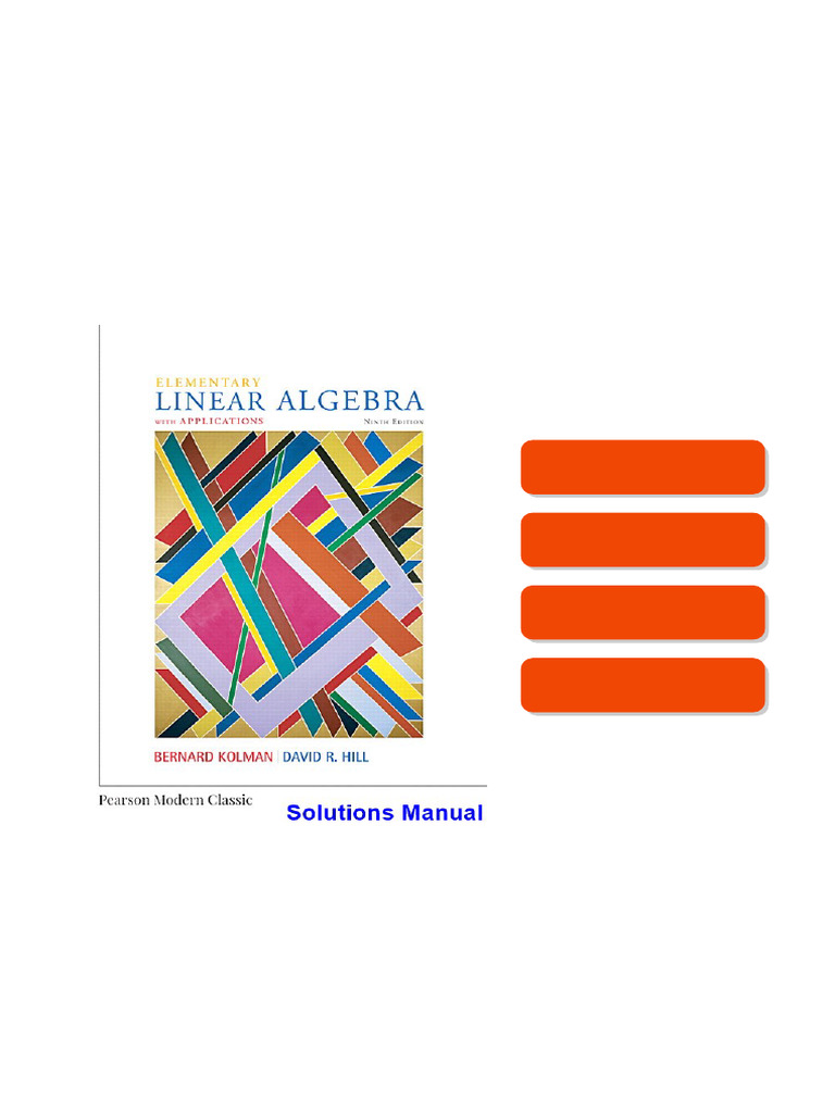 The ultimate Elementary Linear Algebra with Applications 9th Edition ...