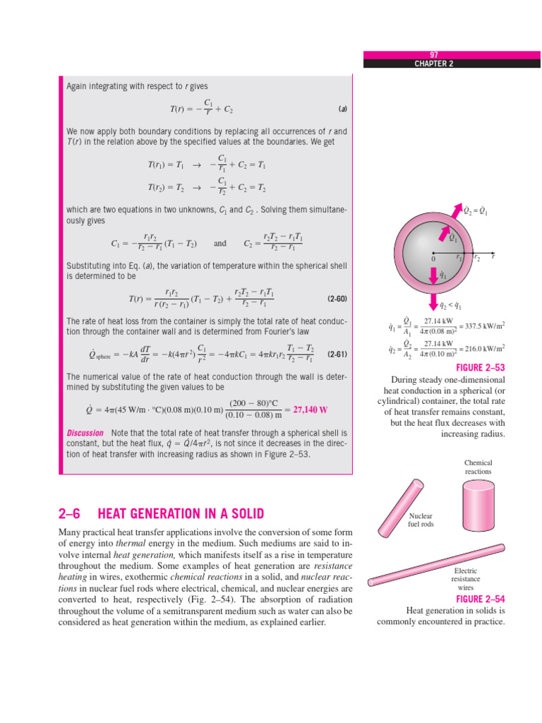 Heat Generation in a Solid | PDF | Equations | Continuum Mechanics