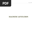 Download magnetic levitation base paper by Manikanta Karanam SN102245686 doc pdf
