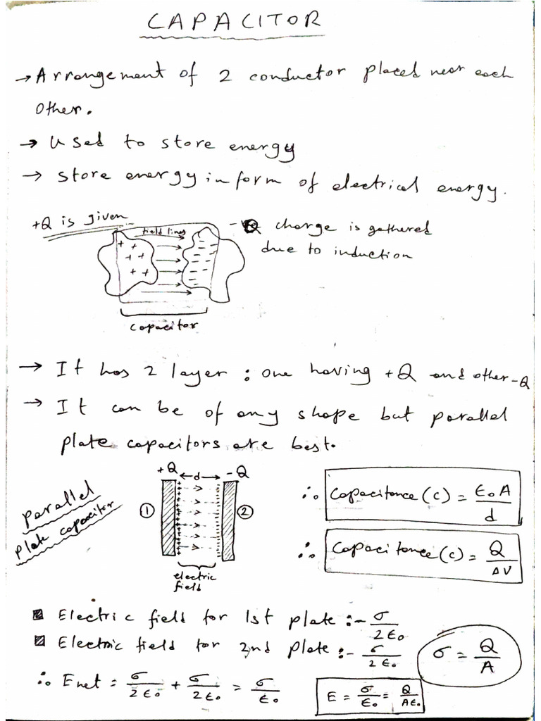 Capacitor | PDF
