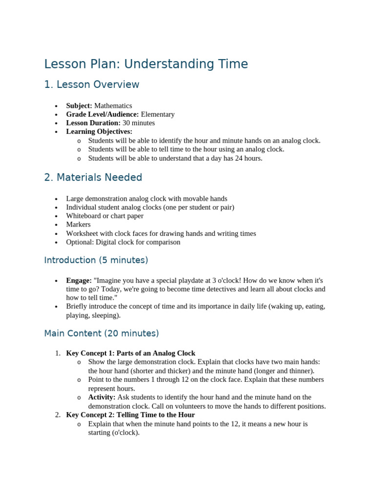 Document (40) | PDF | Clock | Learning