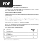 Kertas Kerja Pertandingan Memasak