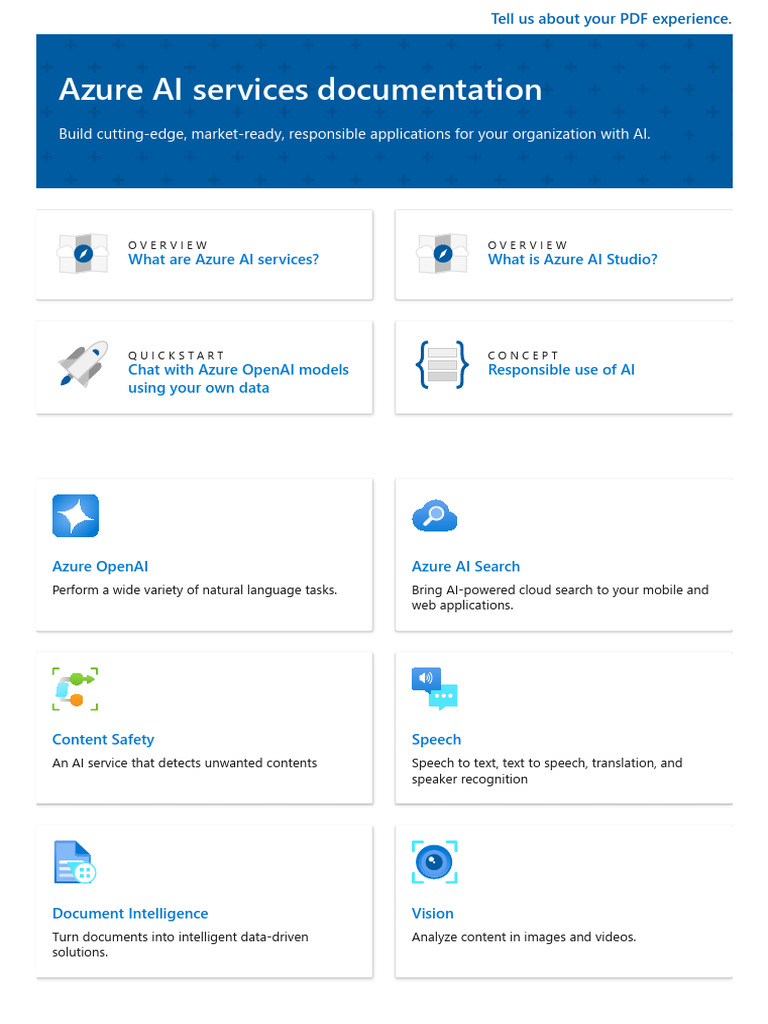 Azure Ai Services | PDF