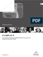 Behringer X v-Amp Manuale ITA