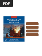 Principles of Fire Behavior and Combustion 4th Edition Richard G