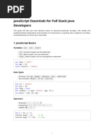 JavaScript Full Course Overview | PDF