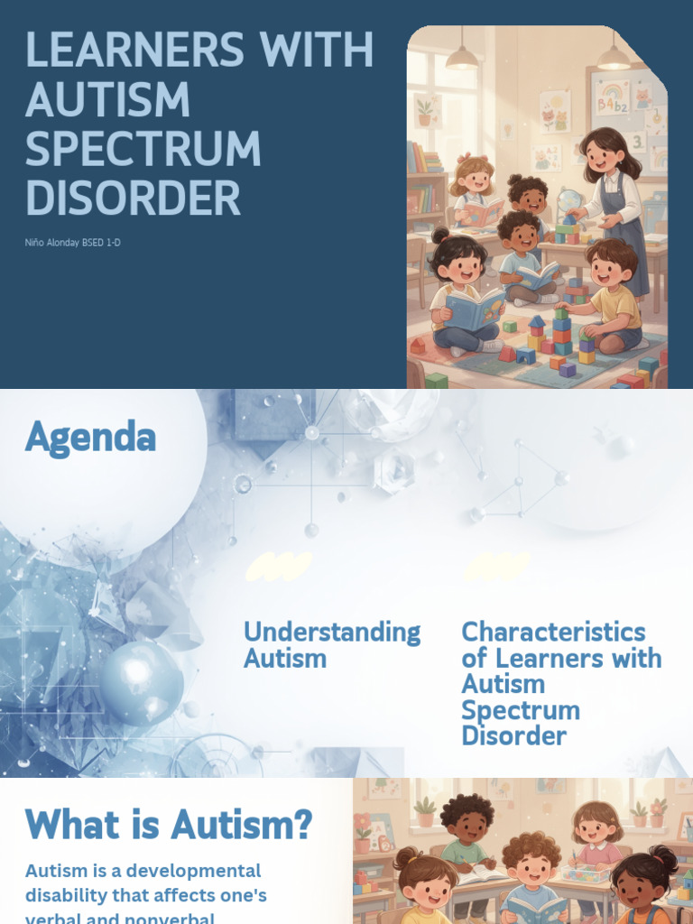 Learners With Autism Spectrum Disorder 20260302 163302 0000 | PDF